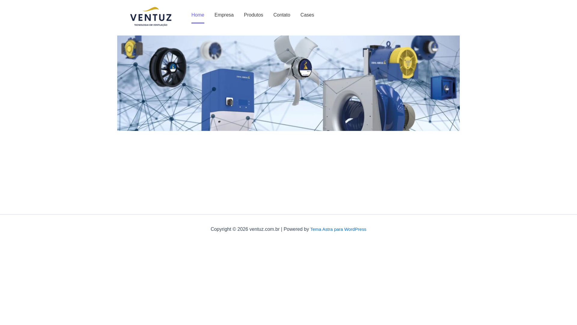website screenshot of https://ventuz.com.br