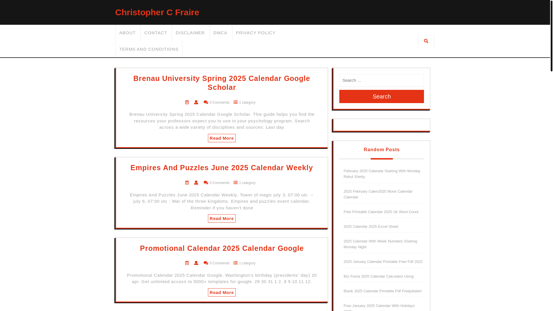 website screenshot of https://christophercfraire.pages.dev/