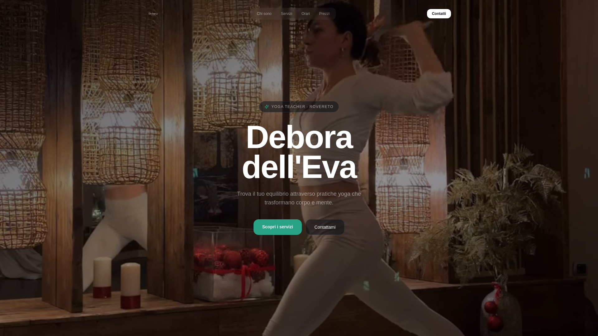 website screenshot of https://deboradelleva.it/