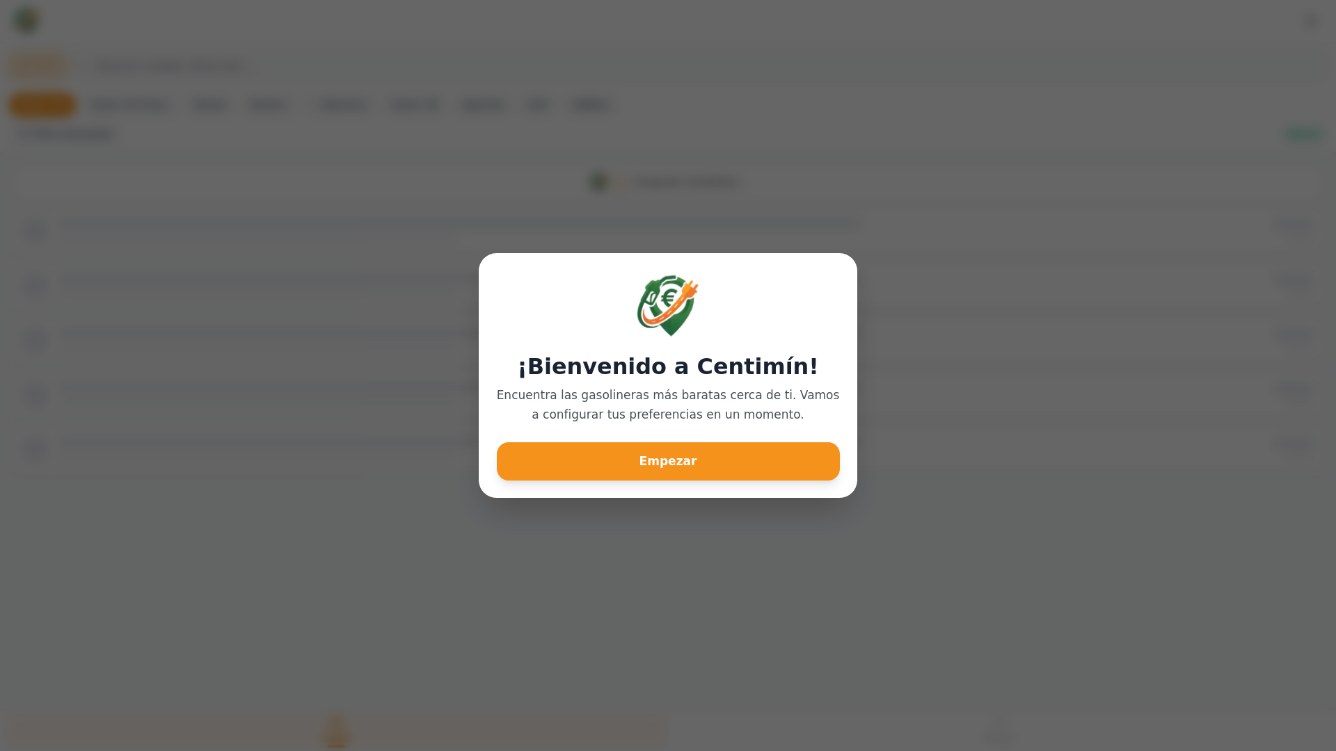 website screenshot of https://centimin.es