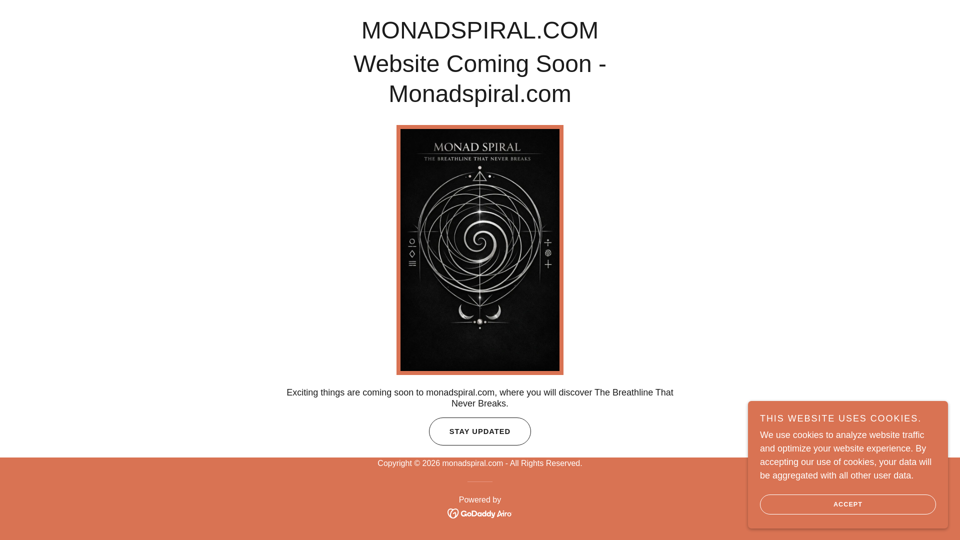 website screenshot of https://monadspiral.com/