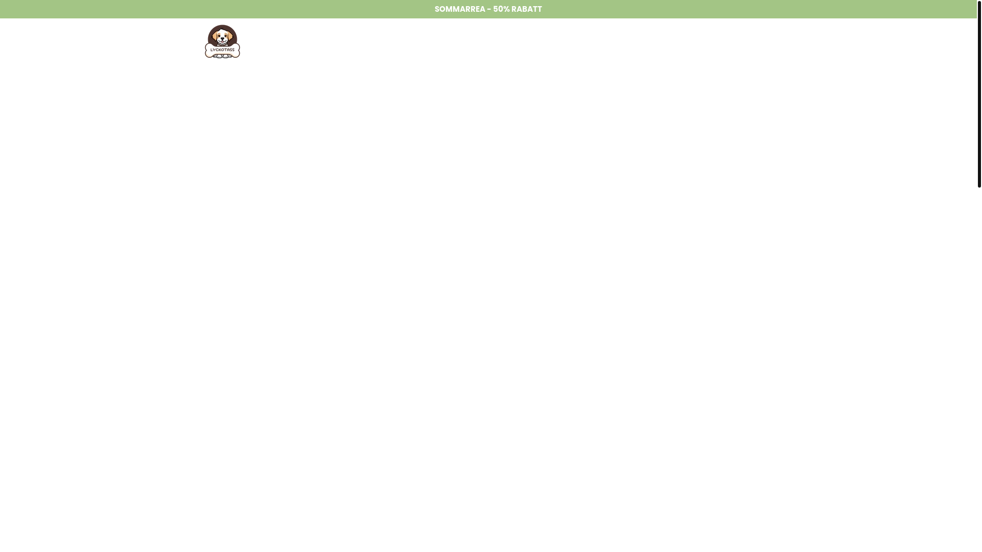 website screenshot of https://lyckotass.se/