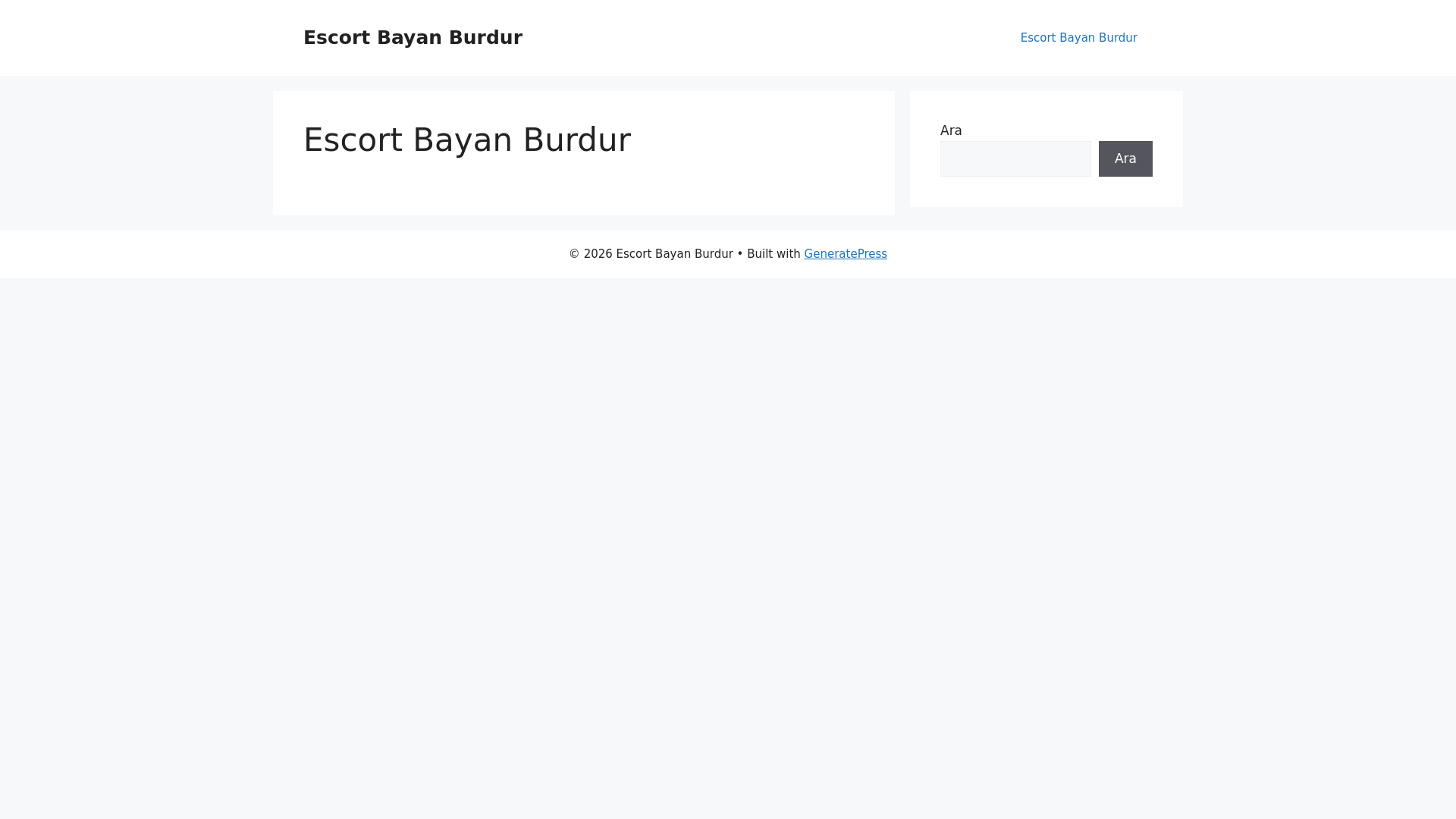 website screenshot of https://escortbayanburdur.cfd/