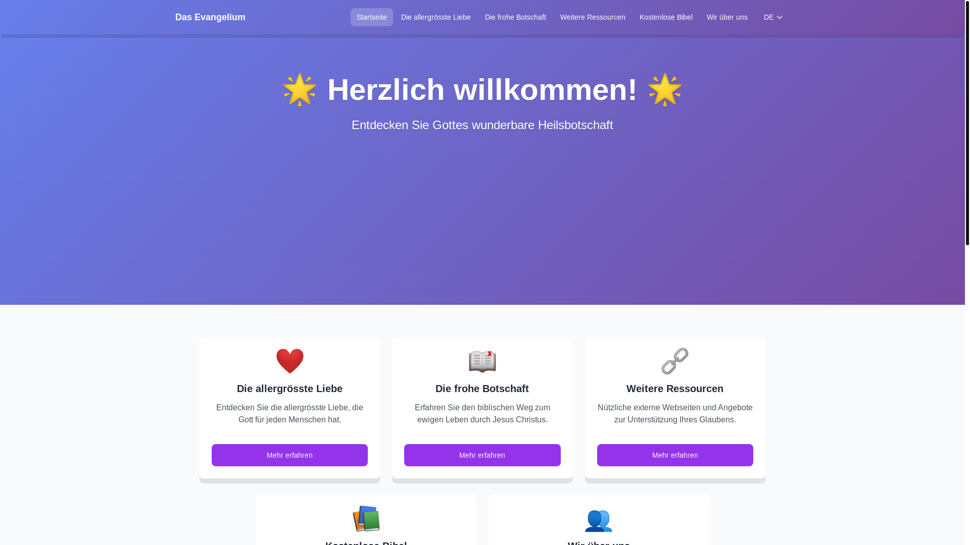 website screenshot of https://evangelisation-cgr.pages.dev/