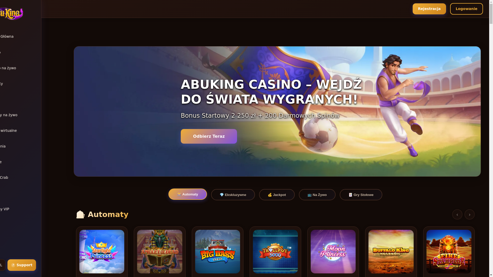 website screenshot of https://abuking-casino-pro.pages.dev/