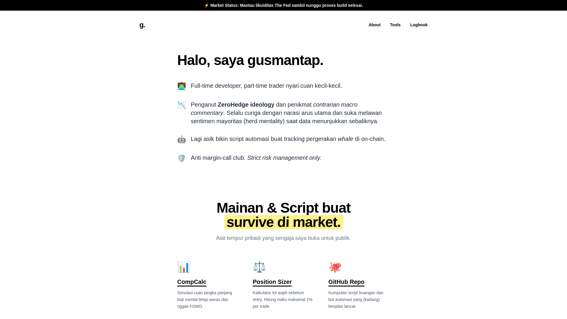 website screenshot of https://gusmantap.pages.dev/