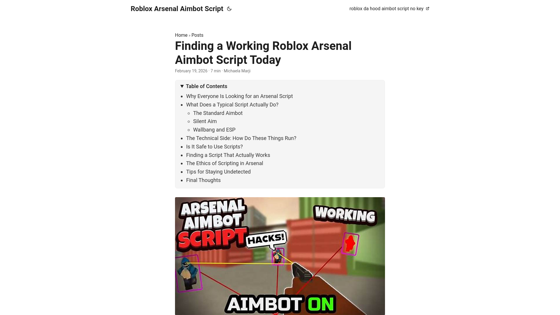 website screenshot of https://roblox-arsenal-aimbot-script.pages.dev/