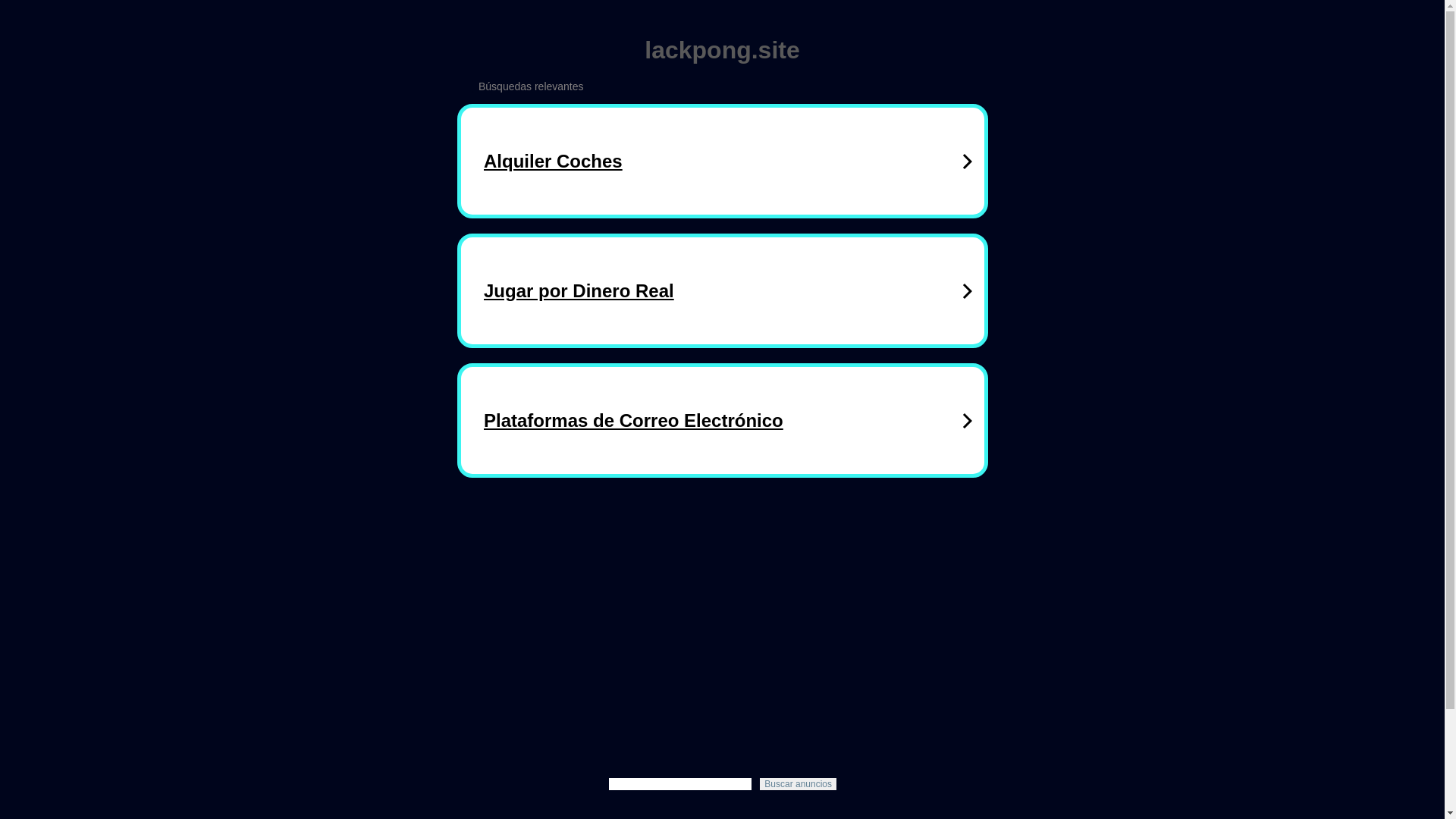 website screenshot of https://lackpong.site/