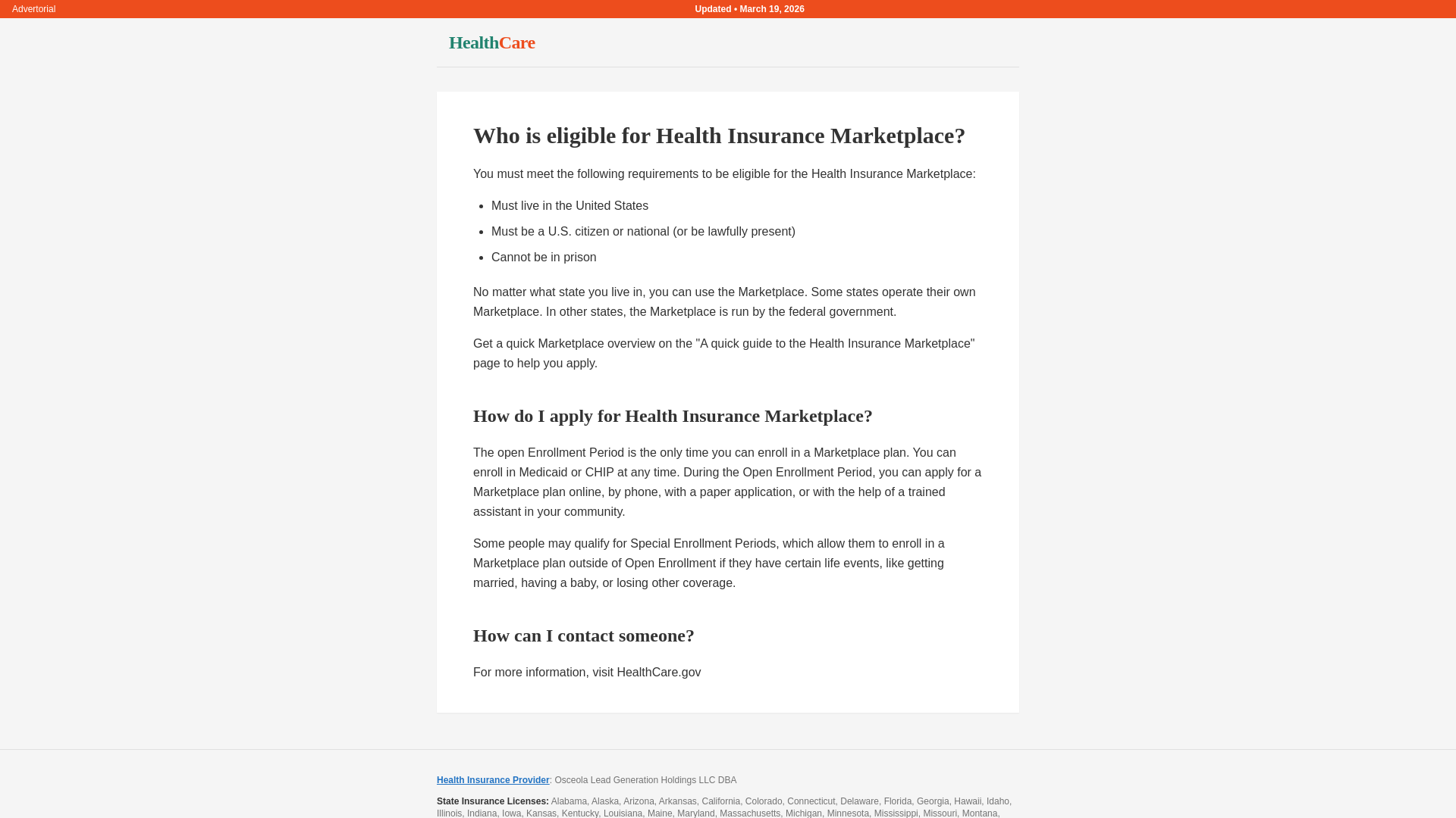 website screenshot of https://coveragecheckhub.com/