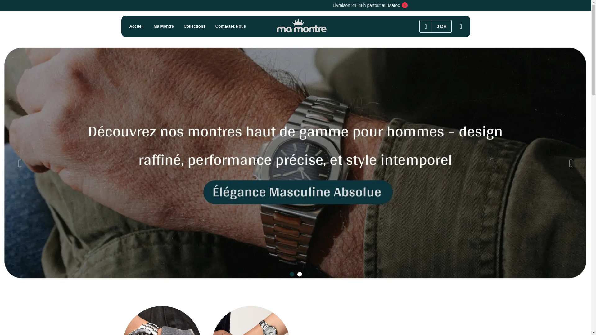 website screenshot of https://mymamontre.ma/