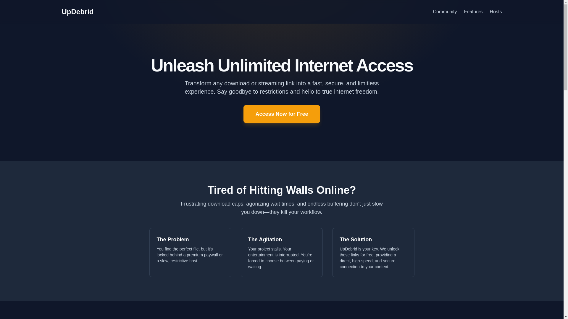 website screenshot of https://updebridcom.pages.dev/