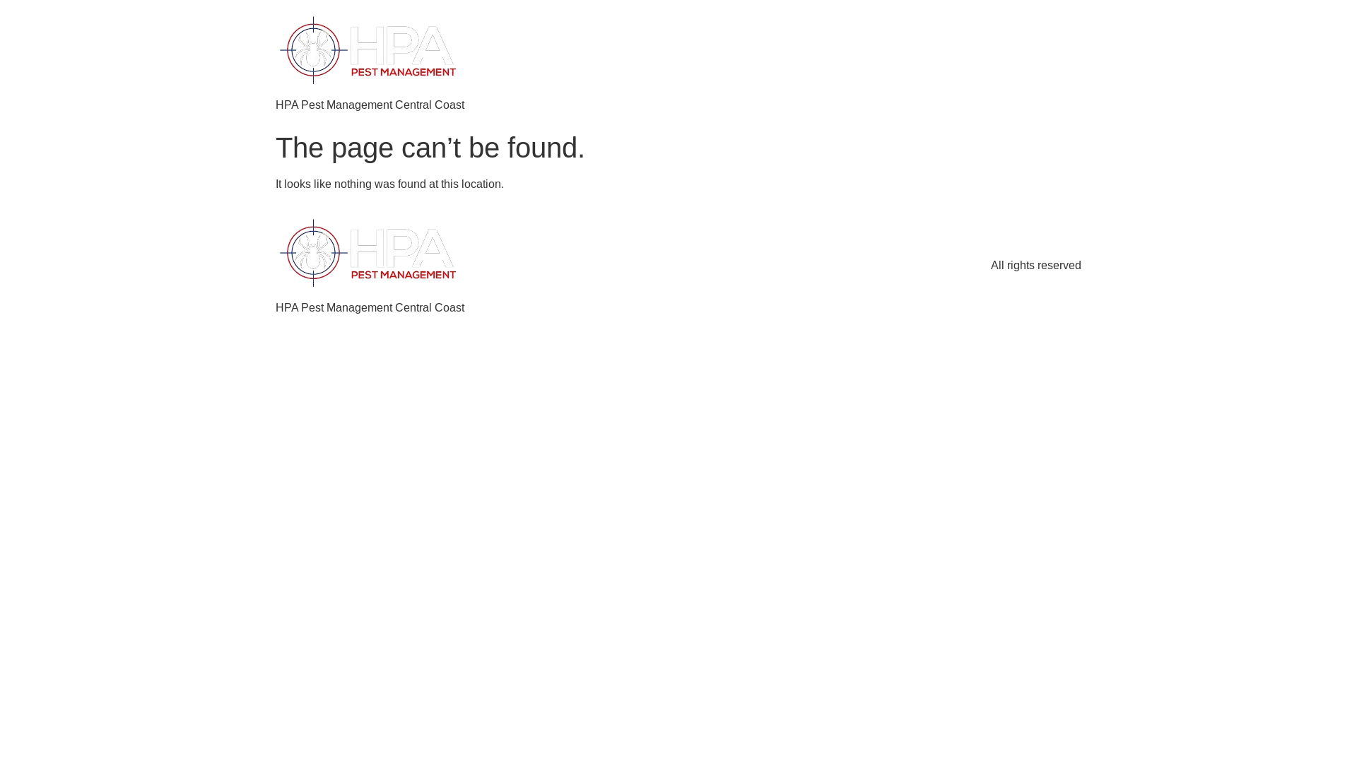 website screenshot of https://hpapestmanagement.live/