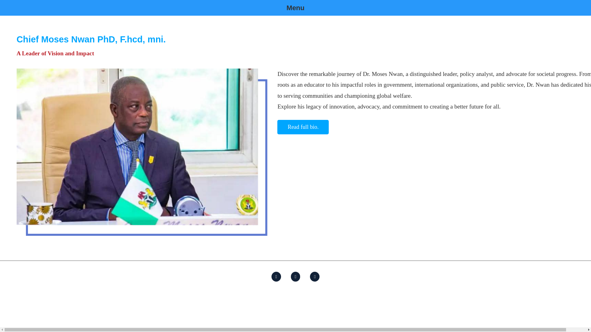 website screenshot of https://drmoseswan.ng/