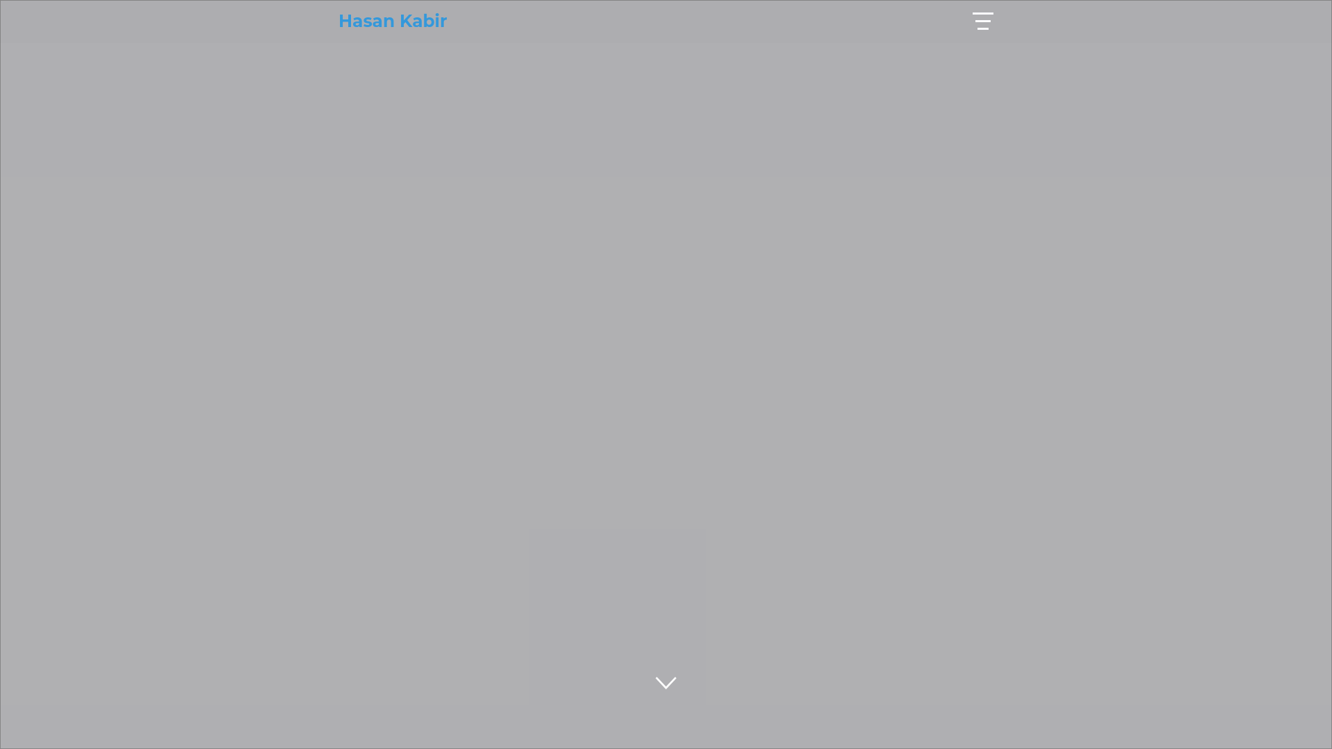 website screenshot of https://hasankabir.online/
