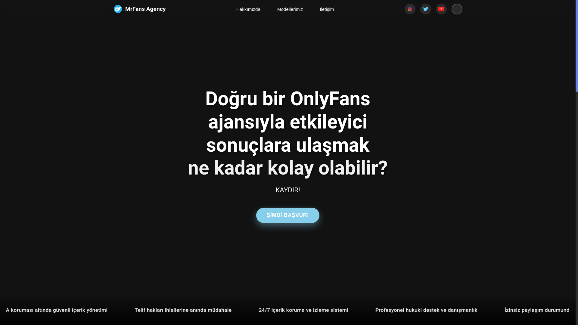 website screenshot of https://mrfans.pages.dev/
