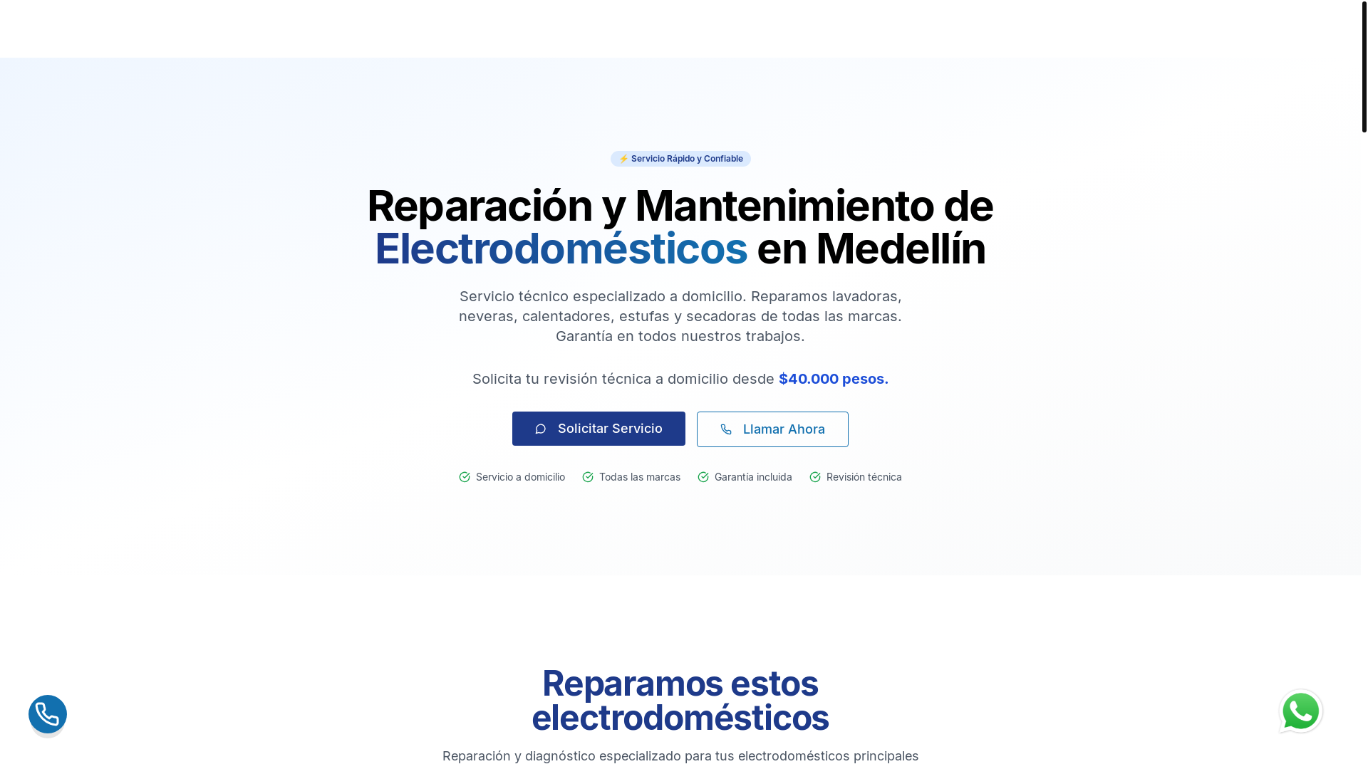 website screenshot of https://servitecnicojh.com/