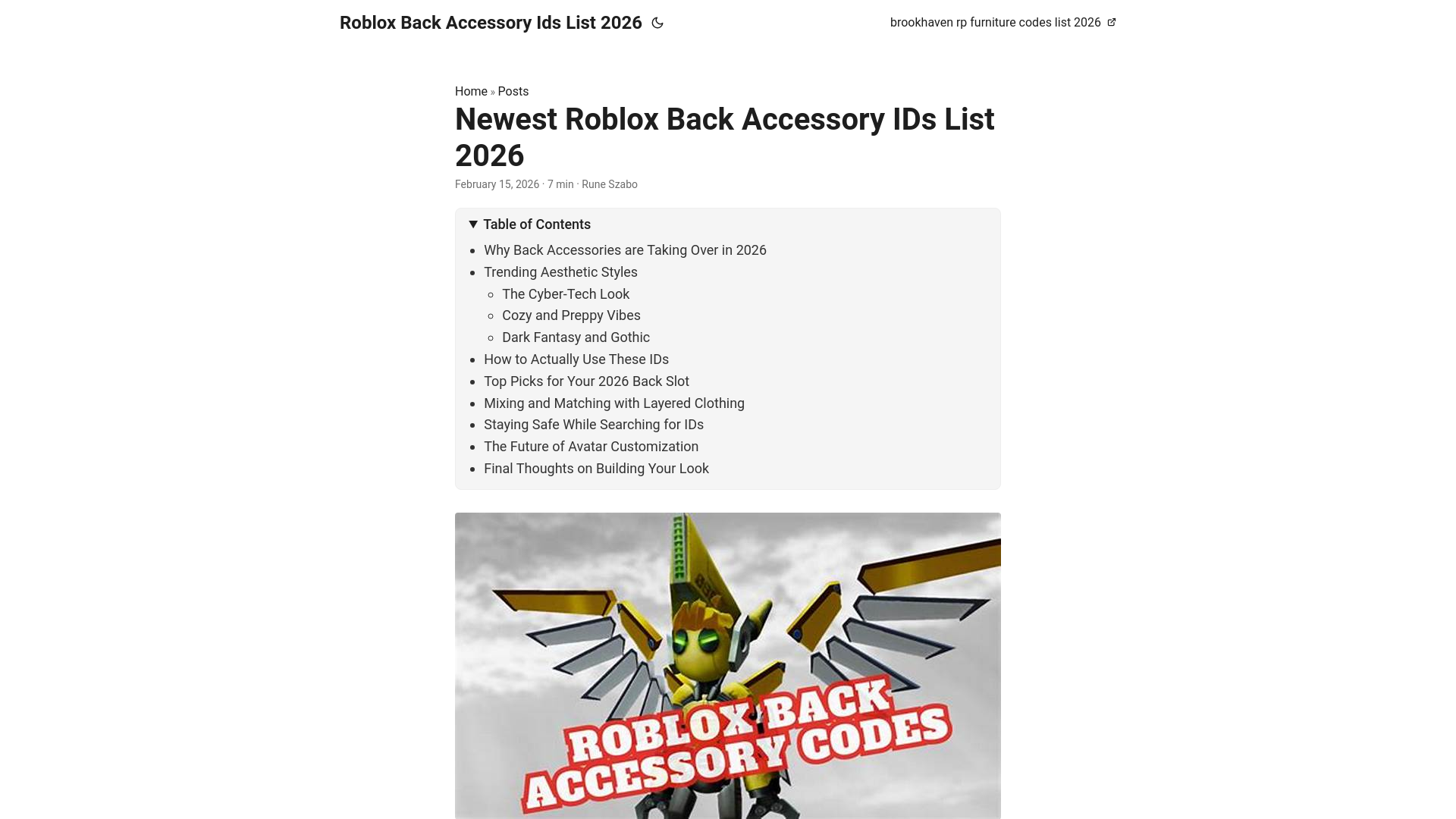 website screenshot of https://roblox-back-accessory-ids-list-2026.pages.dev/