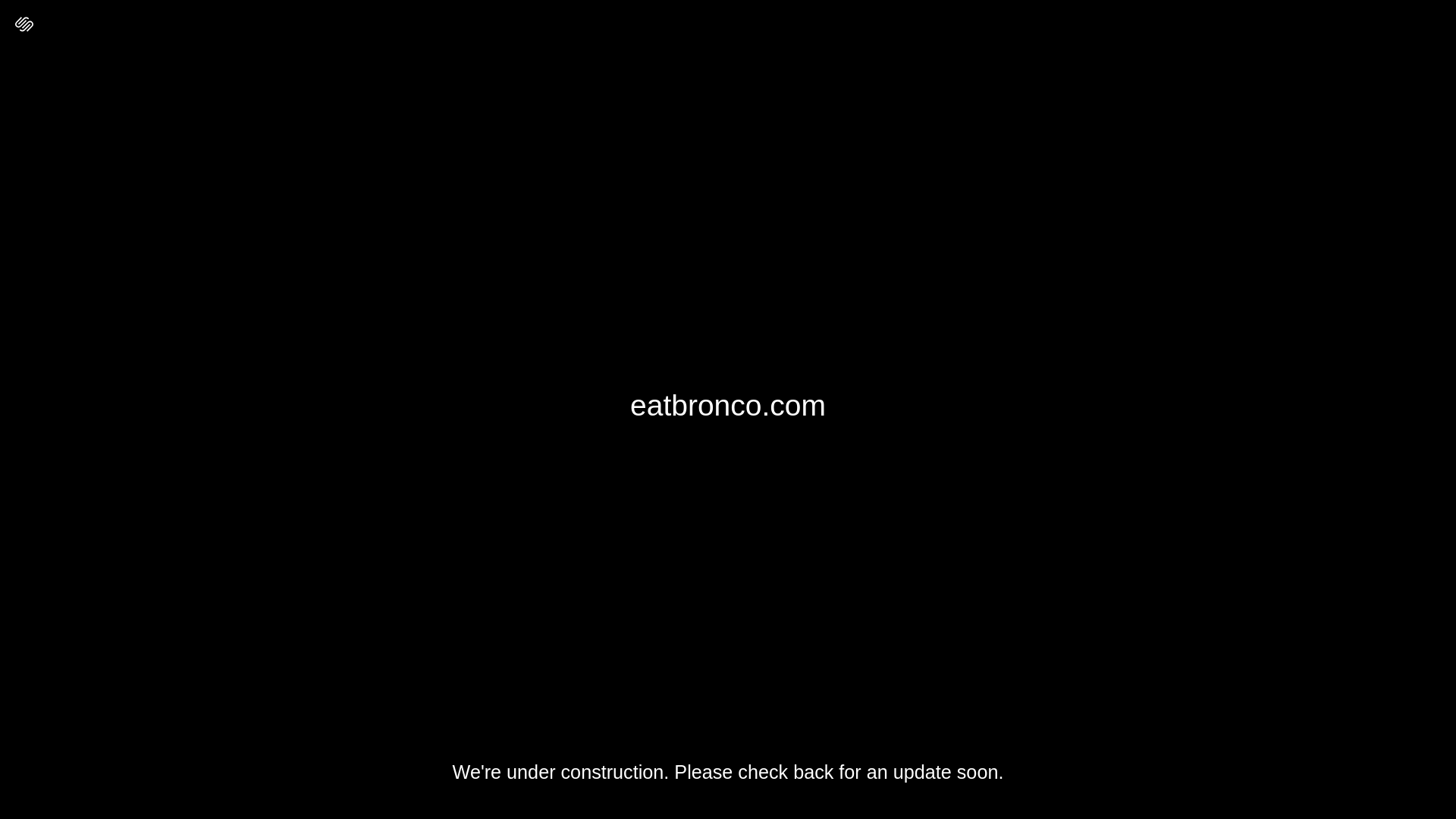 website screenshot of https://eatbronco.com/