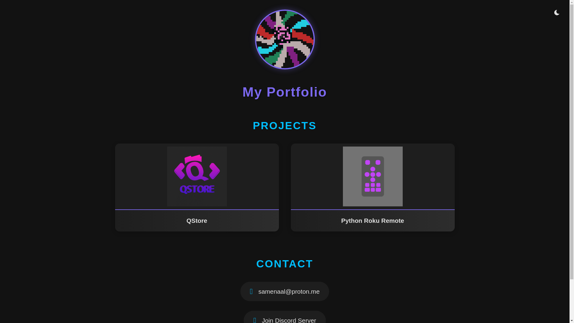 website screenshot of https://samenal.pages.dev/