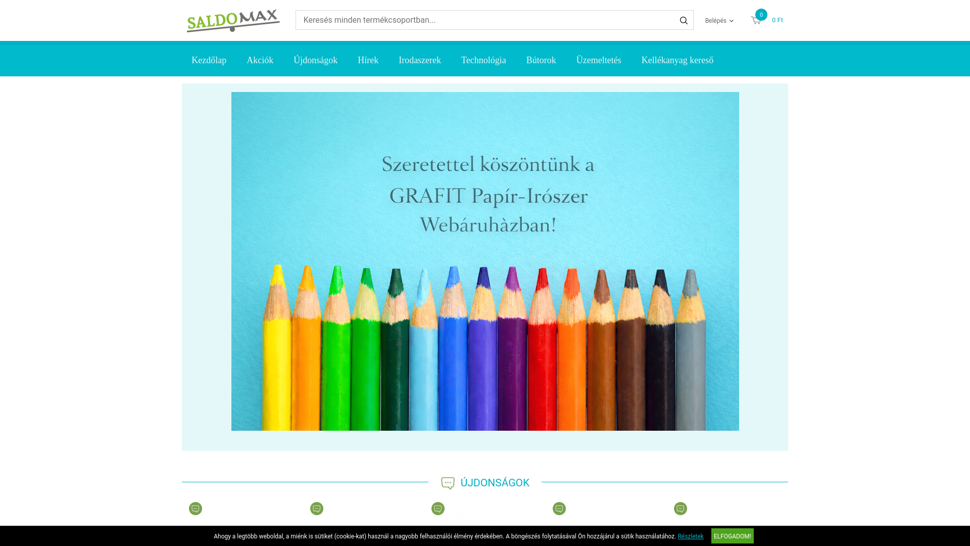 website screenshot of https://grafit.bolt.hu/