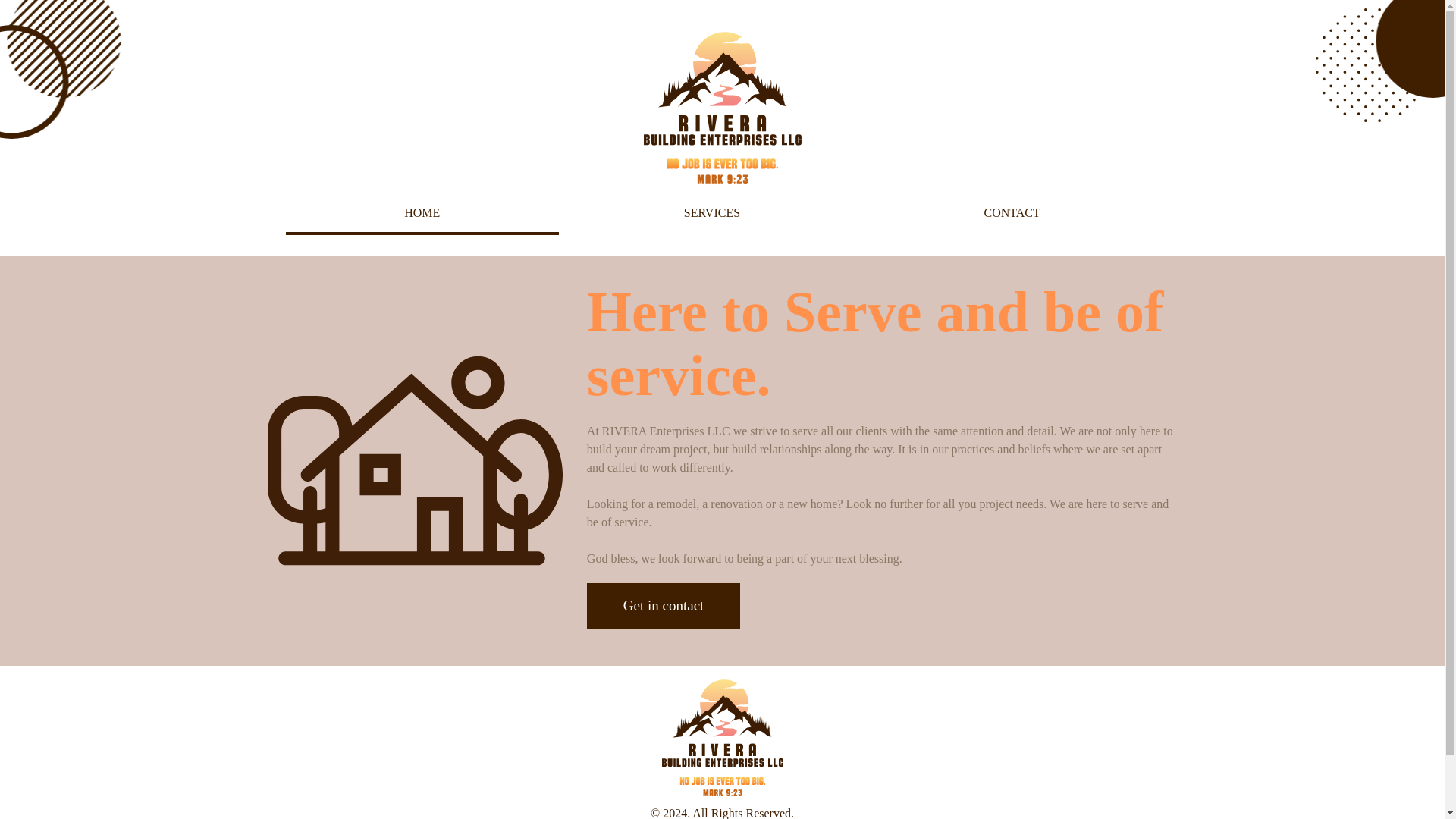 website screenshot of https://riverabuildingenterprises.com/