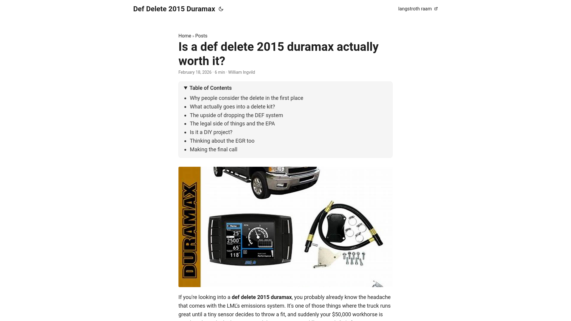 website screenshot of https://def-delete-2015-duramax.pages.dev/