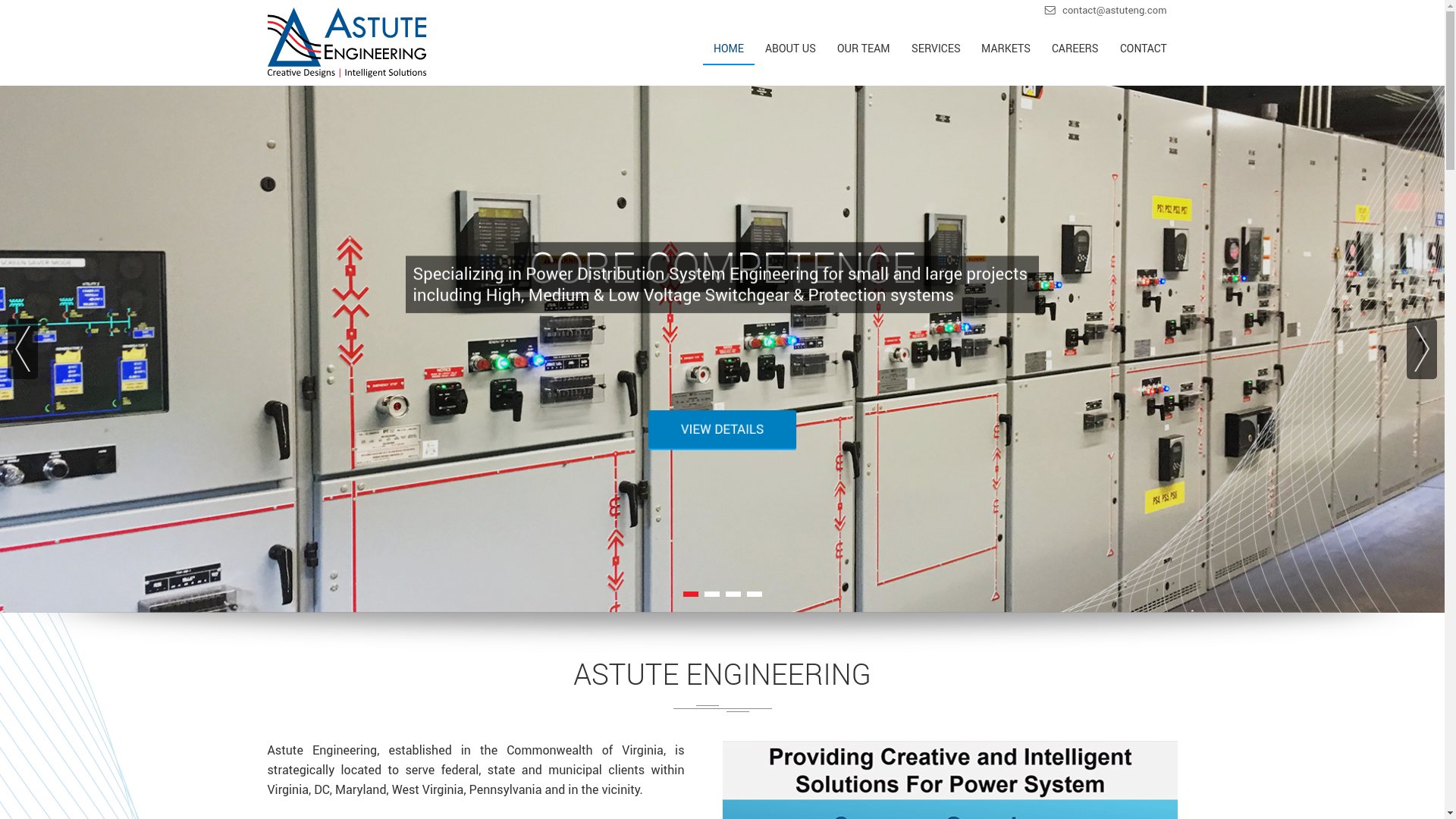 website screenshot of https://astuteng.com/