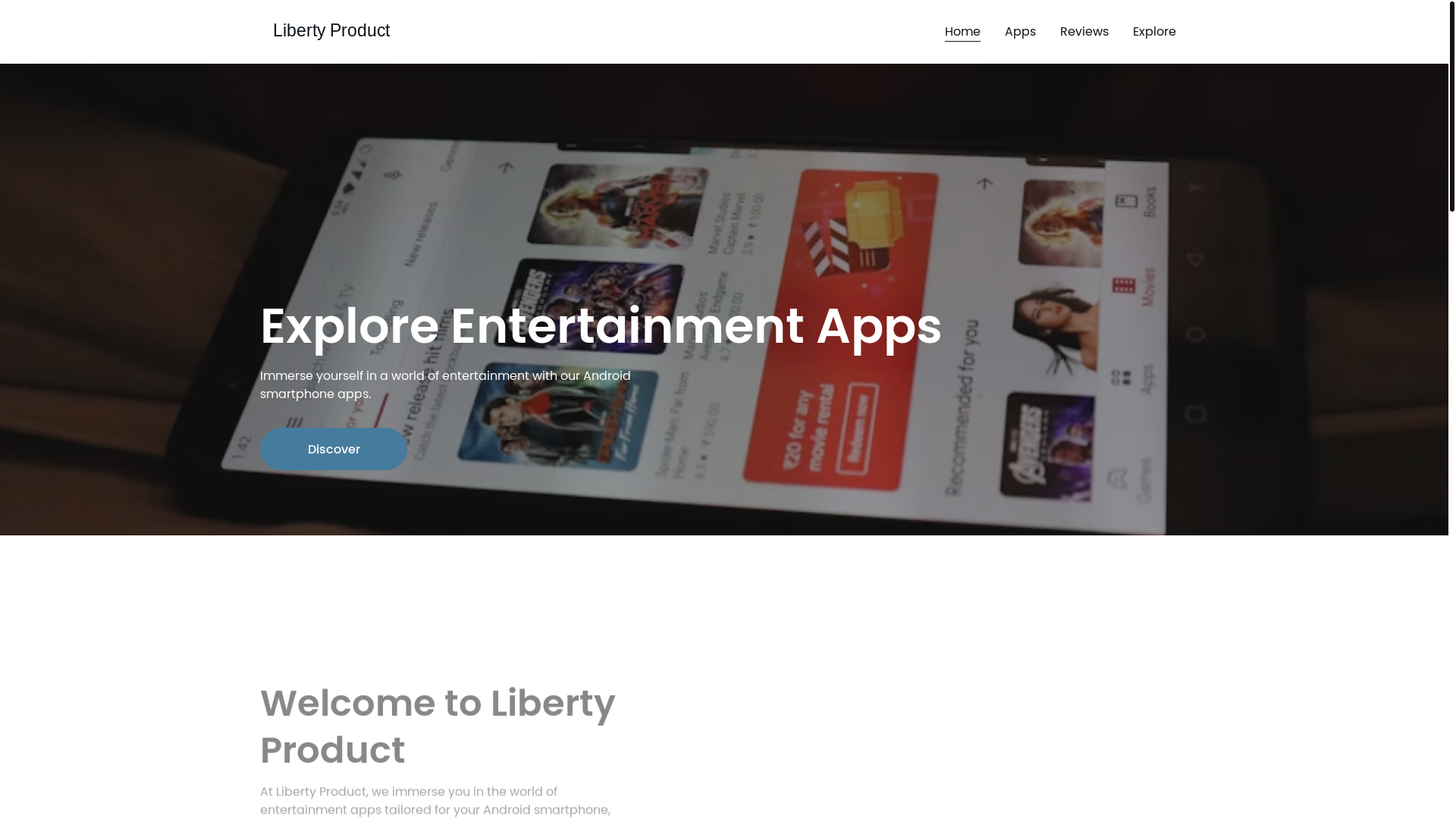 website screenshot of https://liberty-product.sbs/
