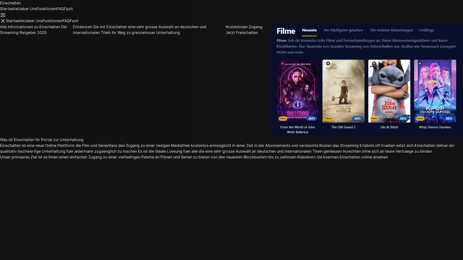 website screenshot of https://einschalten-cq1o.pages.dev/