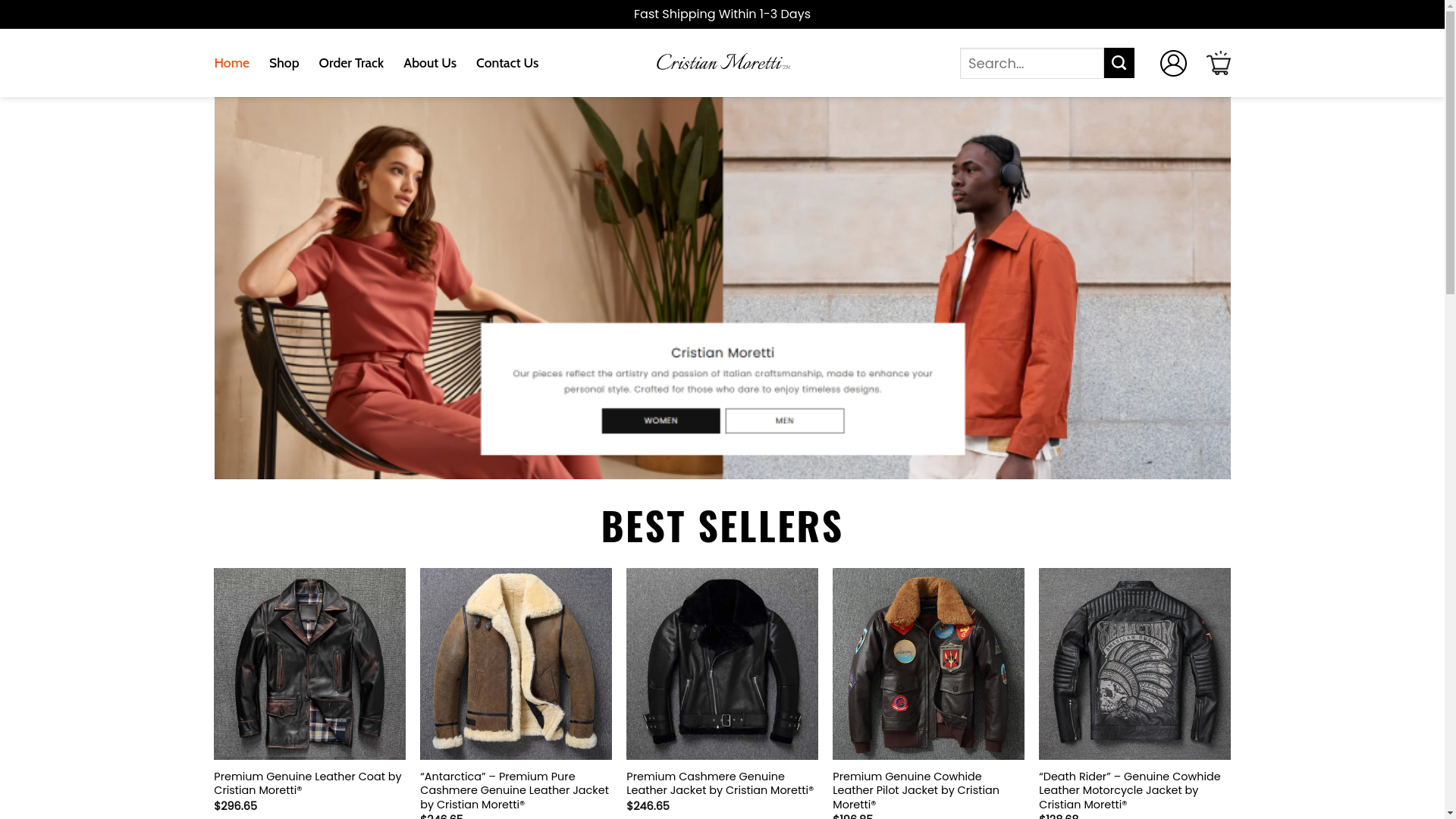 website screenshot of https://halocristianmoretti.shop/