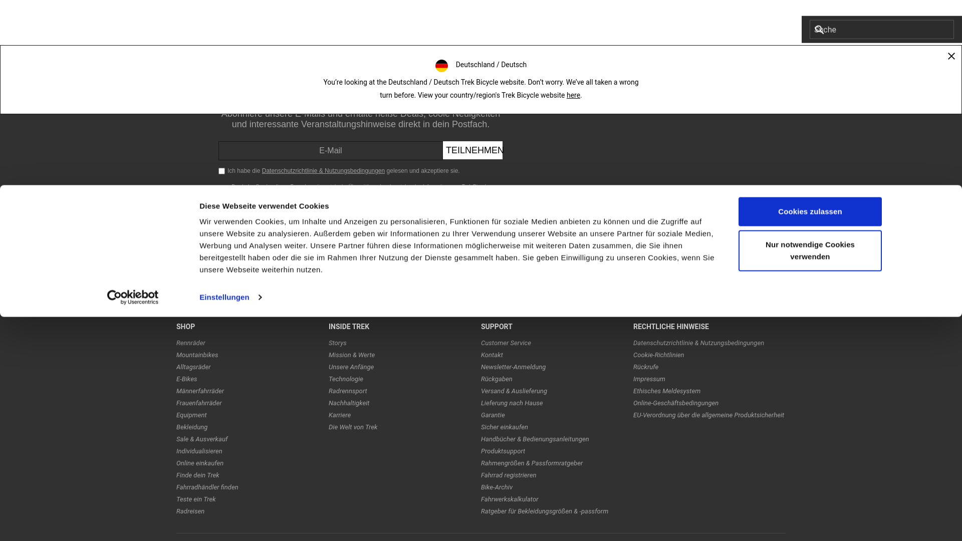 website screenshot of https://www.trekbikes.com/de/de_DE/bikes/touren-und-bikepacking-fahrr%C3%A4der/checkpoint/checkpoint-alr/f/F224-2/checkpoint-alr-4-gen-3/49973/5332845