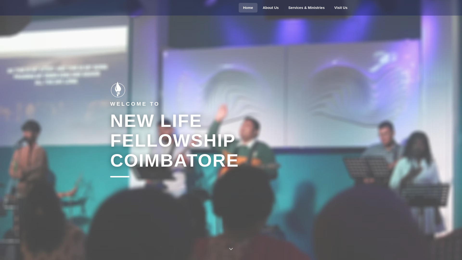website screenshot of https://church-site-preact.pages.dev/
