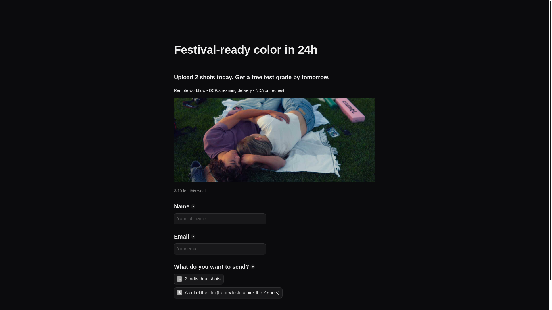 website screenshot of https://festivalreadycolor.com/