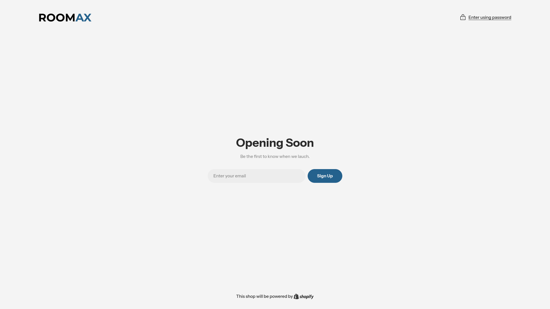 website screenshot of https://roomax.co.il/