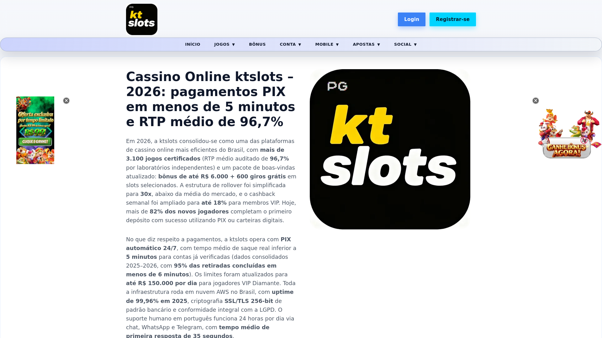 website screenshot of https://ktslotsj.com/