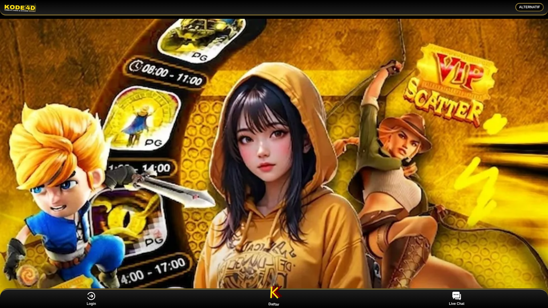 website screenshot of https://kode4dpayment.pages.dev/