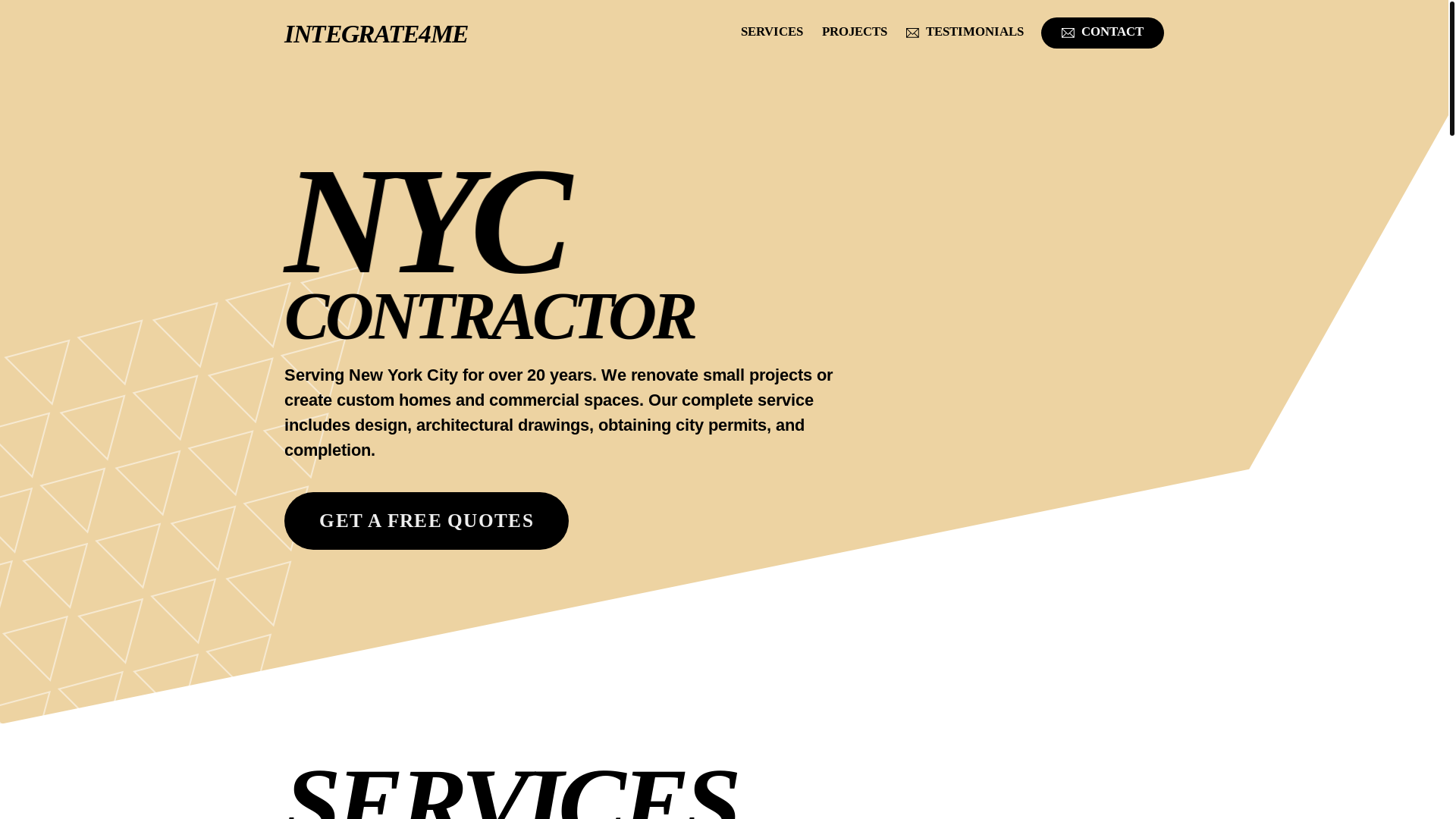 website screenshot of https://integrate4me.be/