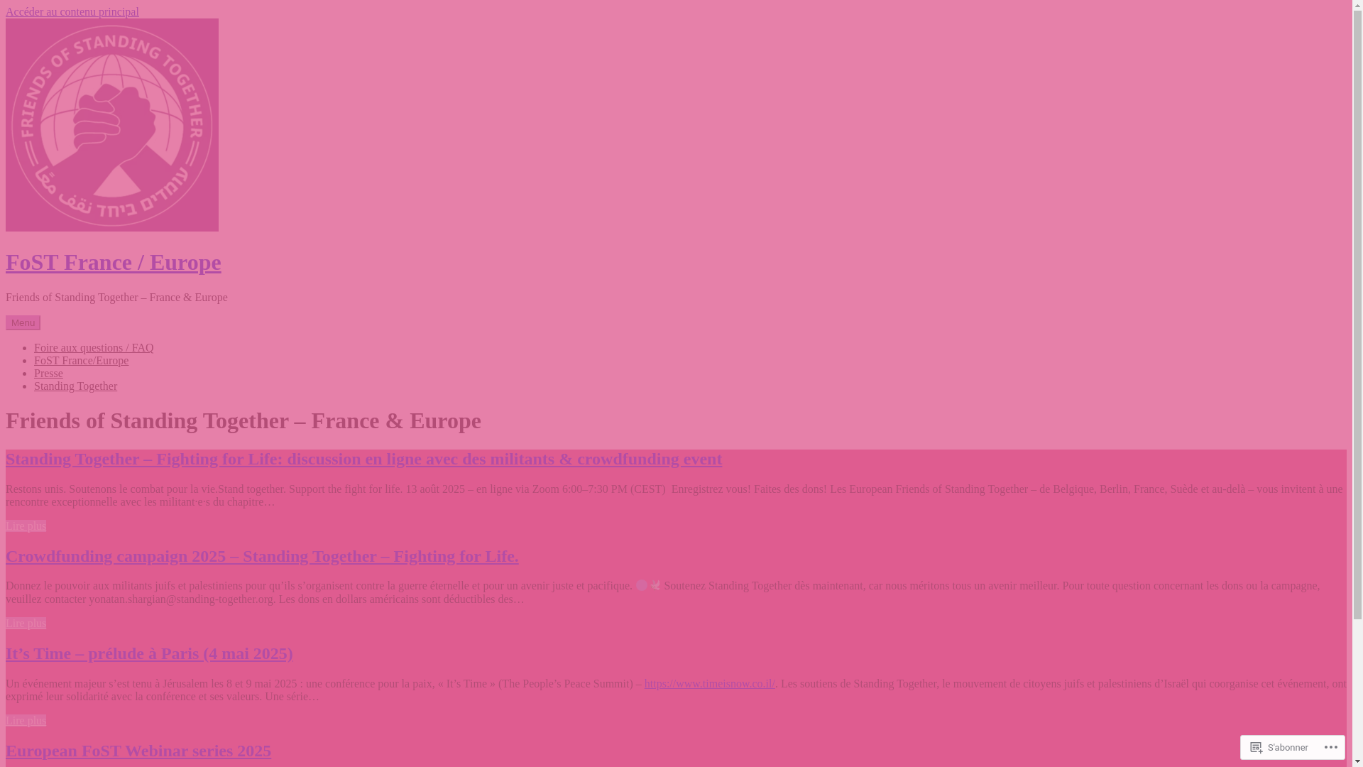 website screenshot of https://fost-france-europe.fr/