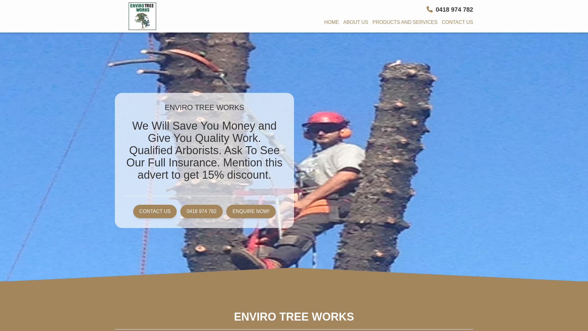 website screenshot of https://proximity-envirotreeworks-61d781507593.pages.dev/