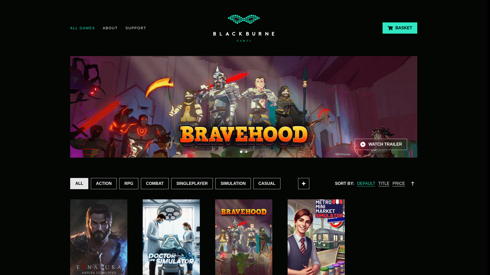 website screenshot of https://blackburne.pages.dev/