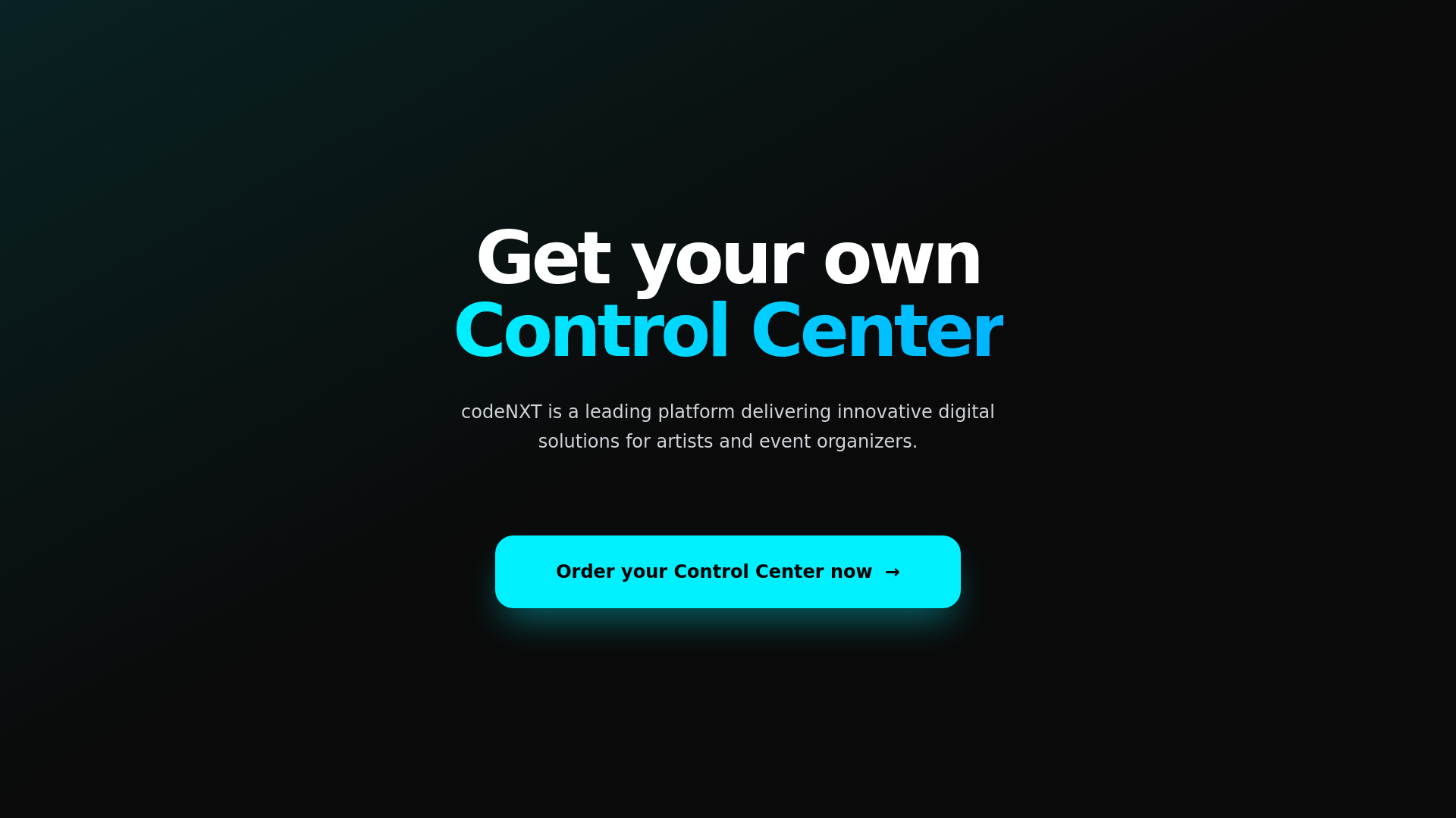 website screenshot of https://codenxt-dashboard-v9.pages.dev/
