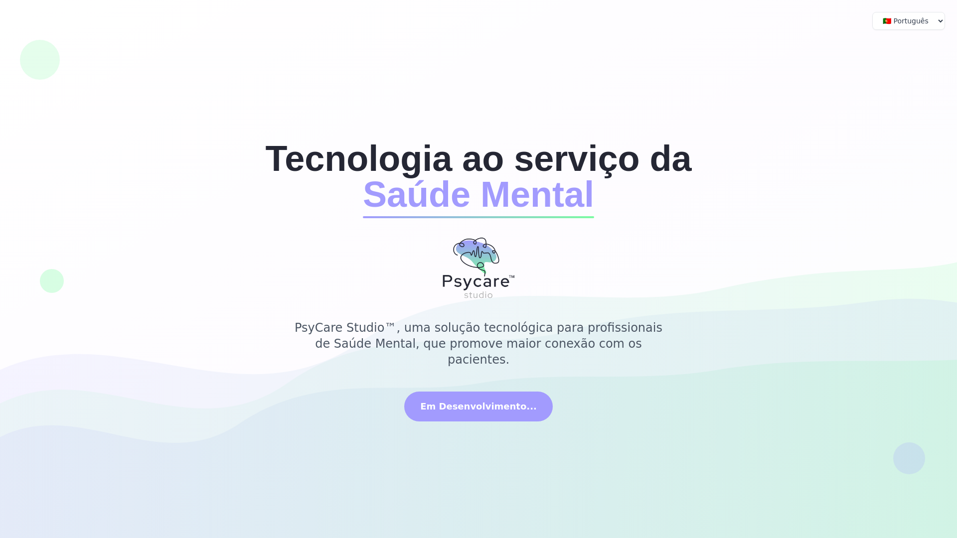 website screenshot of https://psydevplaceholder.pages.dev/