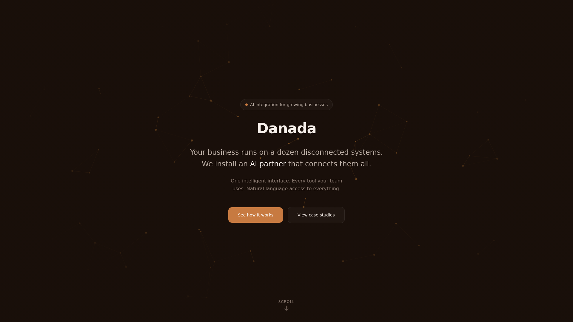 website screenshot of https://danada.ai/