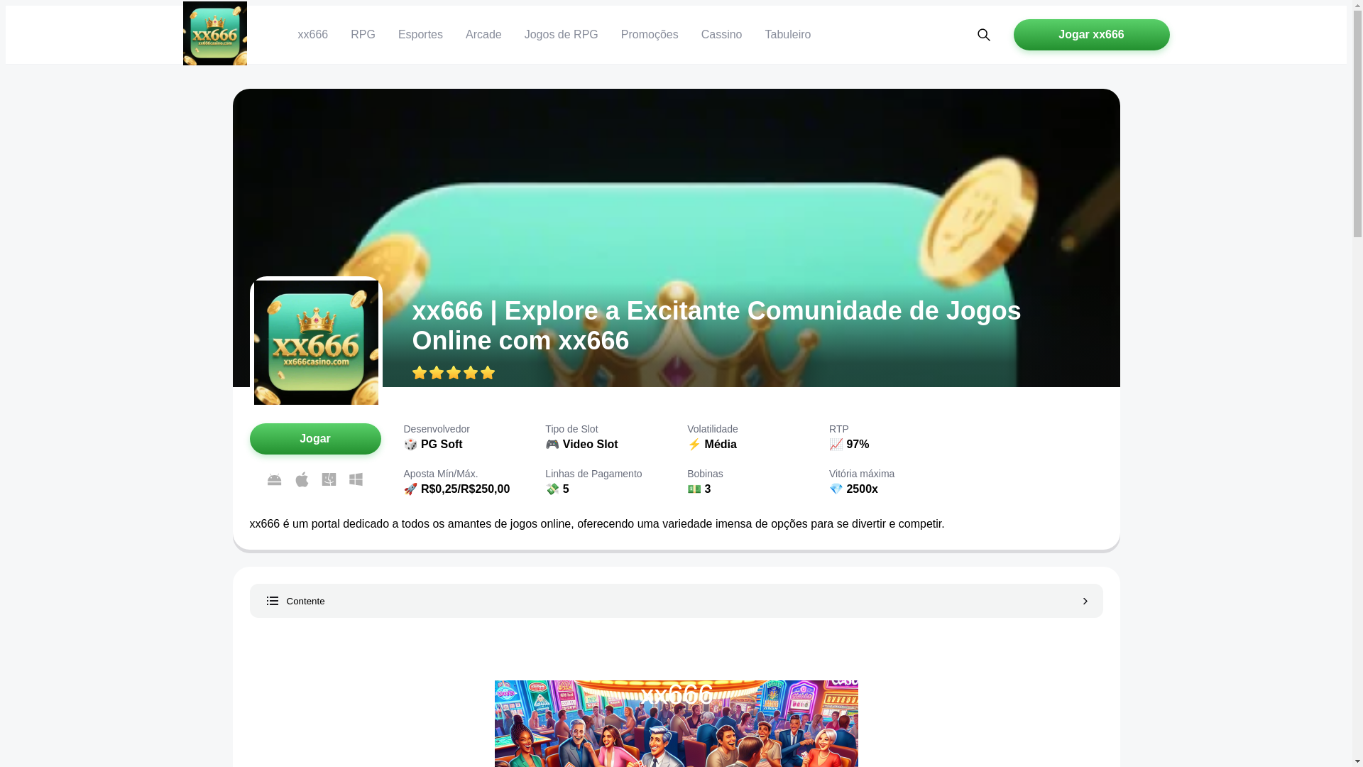 website screenshot of https://xx666casino.com/