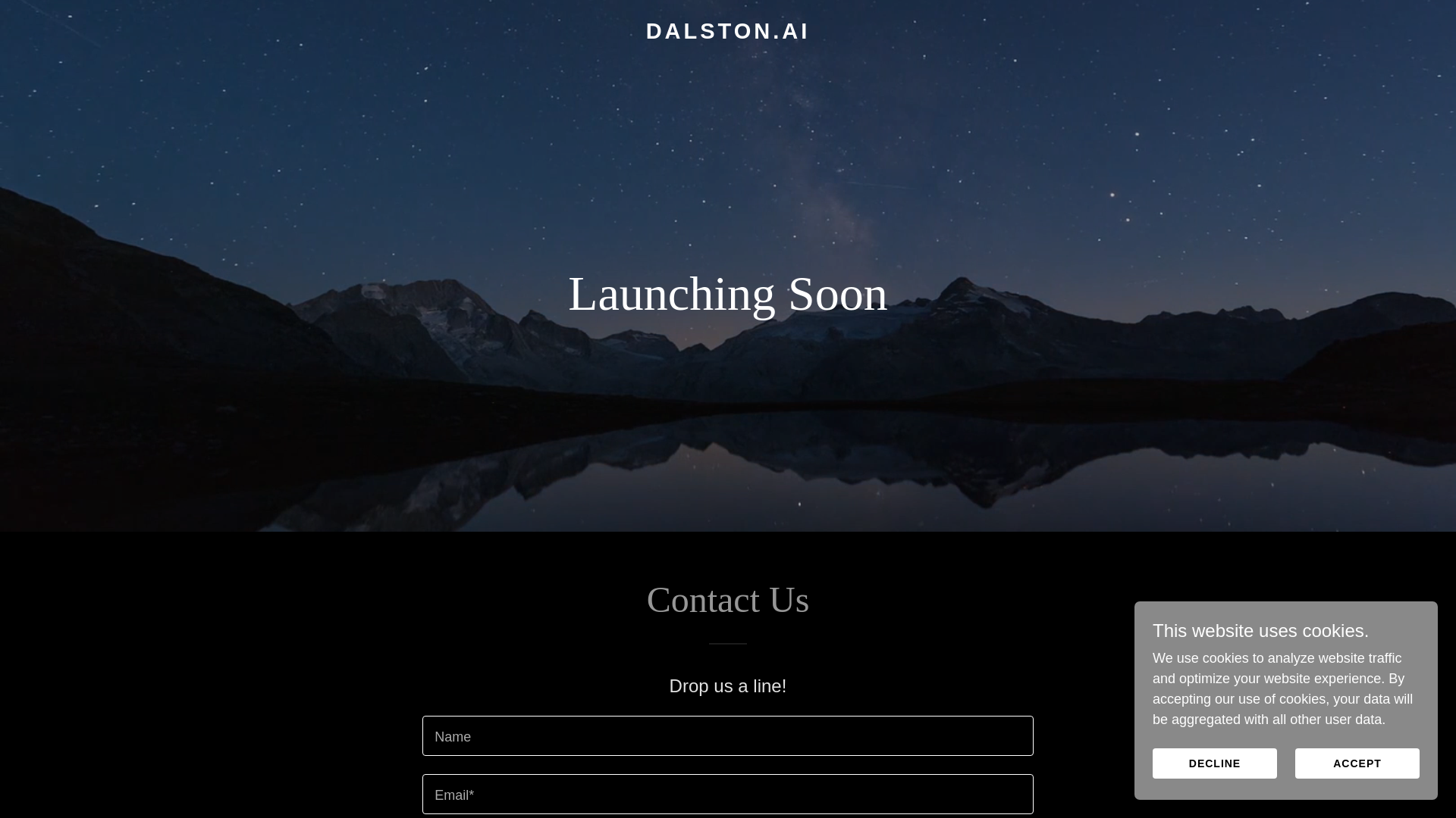 website screenshot of https://dalston.ai/