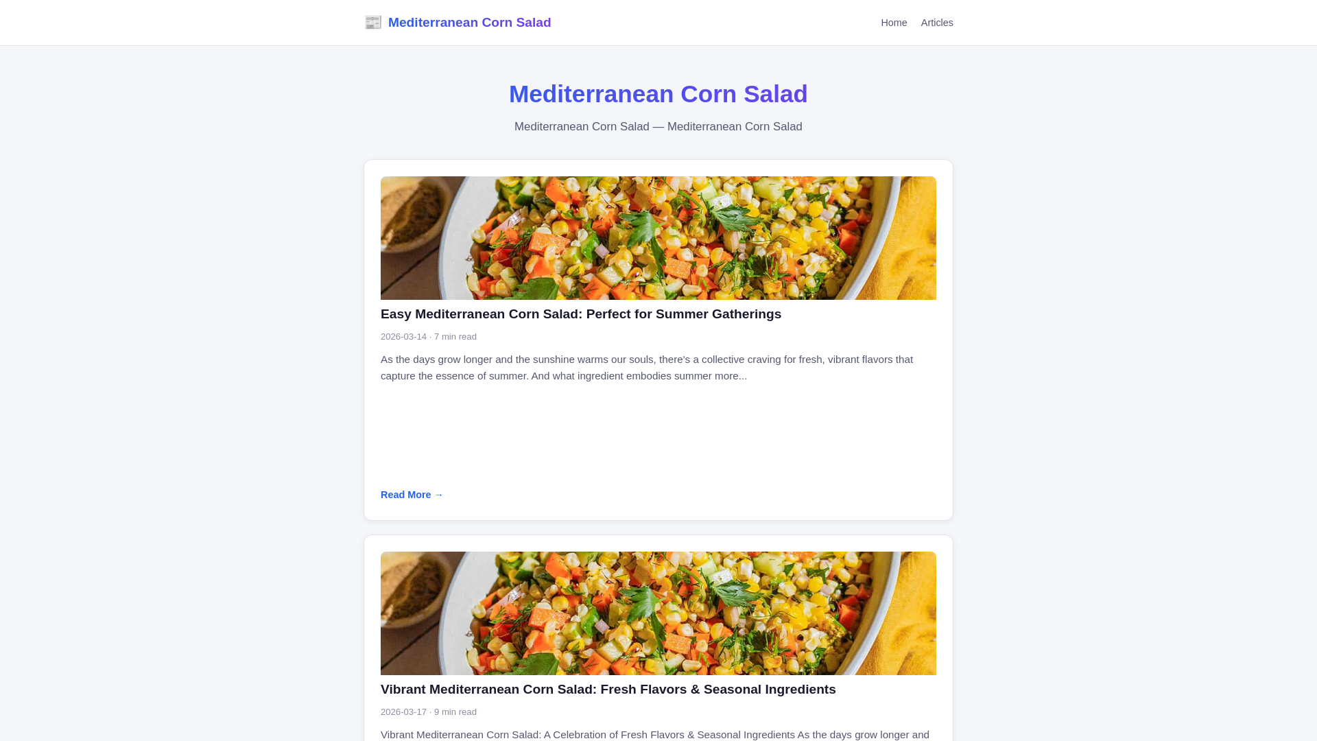 website screenshot of https://mediterranean-corn-salad.pages.dev/