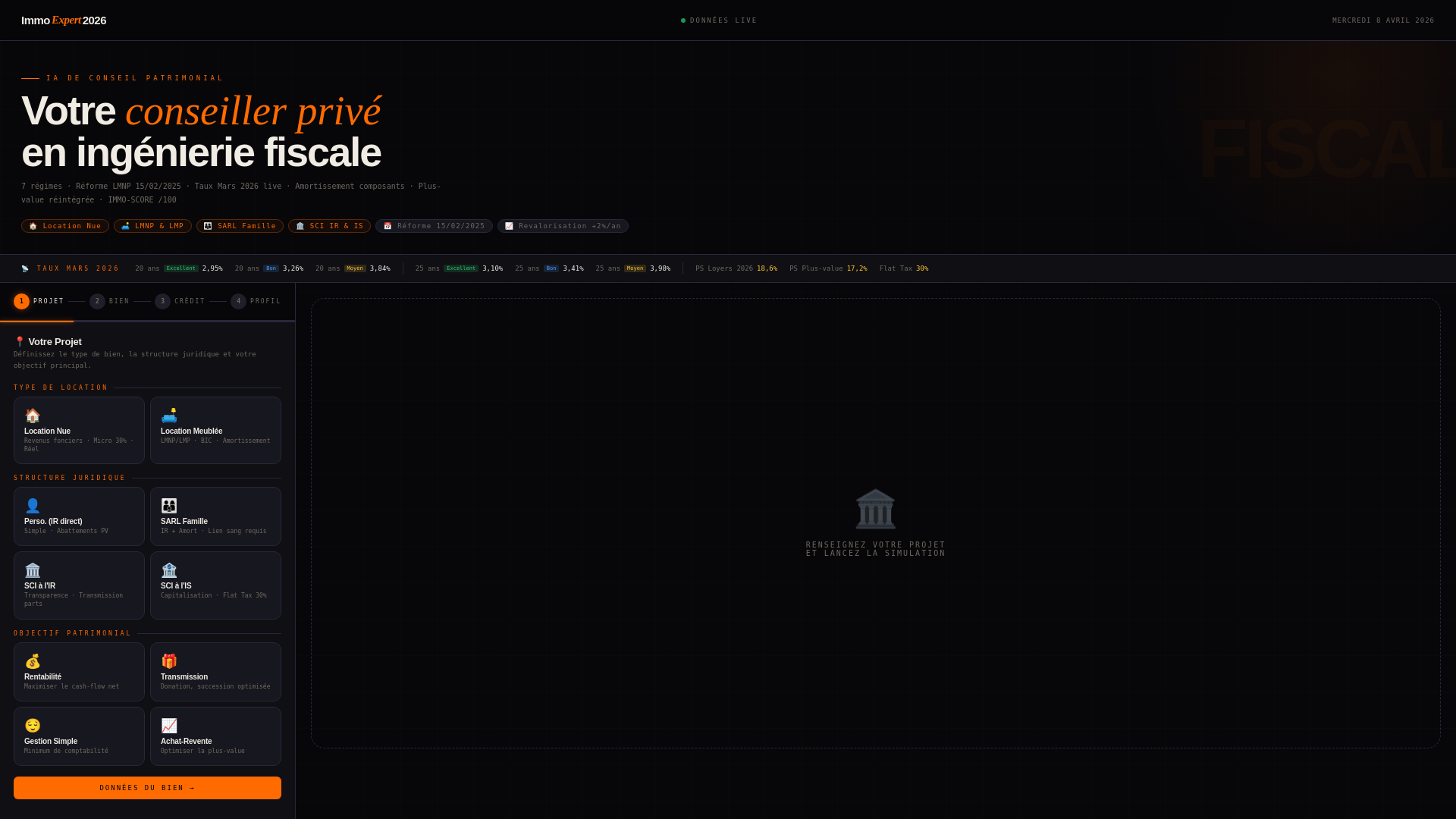 website screenshot of https://simulateurvictor.pages.dev/