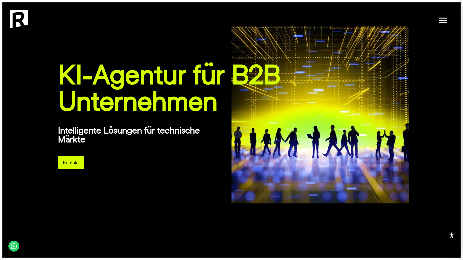 website screenshot of https://ki-agentur-regensburg.de