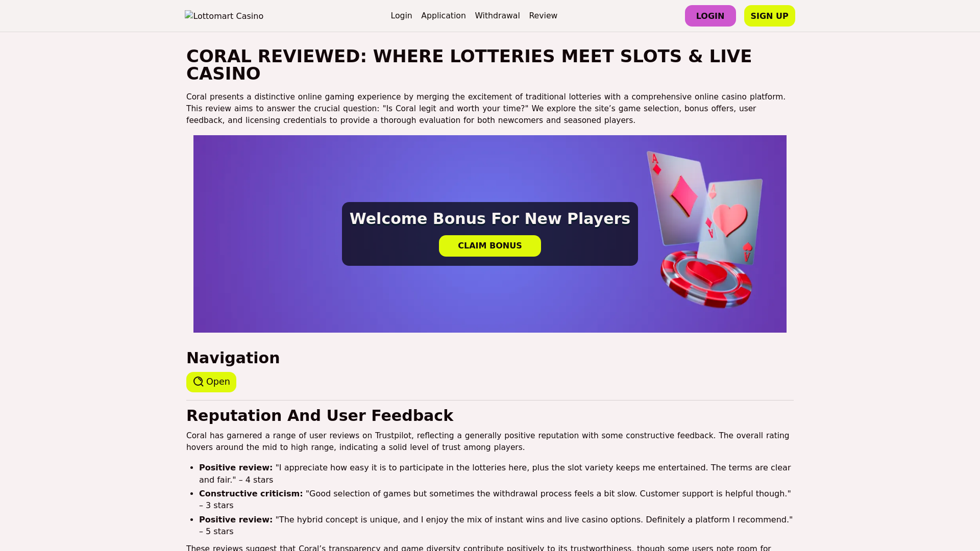 website screenshot of https://coral-casino-live.pages.dev/