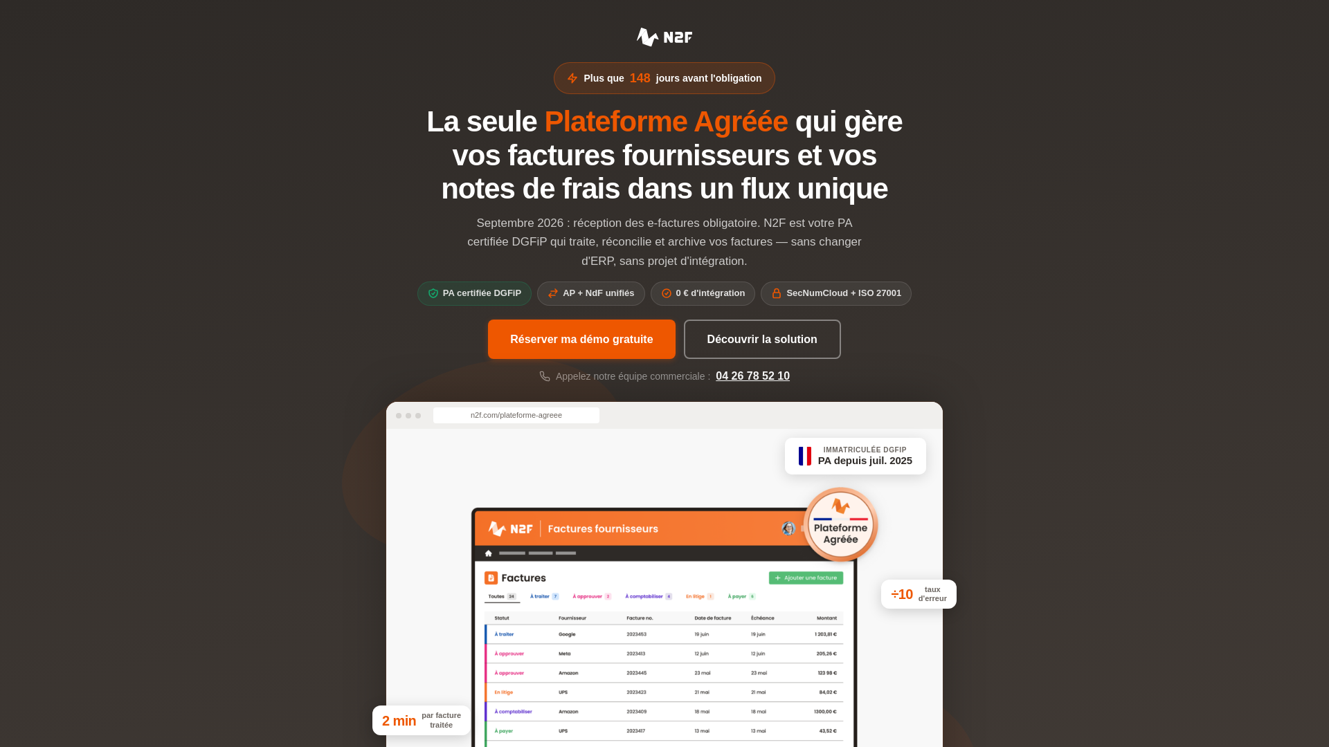 website screenshot of https://lp-plateforme-agreee-vgguh.kinsta.page